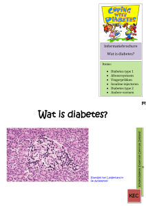 Wat is diabetes? - Stichting Kinderdiabetes