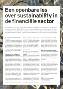 EYE on Finance juni 2017: Sustainability in de financiële sector