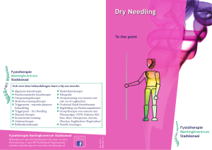 Dry Needling - Fms Fysiotherapie