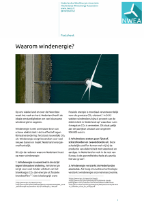 Waarom windenergie?