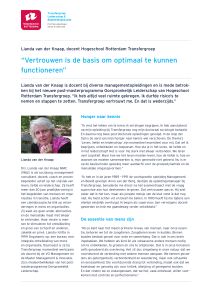 Interview L. van der Knaap `13.indd - Transfergroep