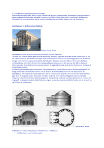 Architectuur in de romeinse oudheid