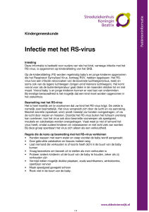 Infectie met het RS