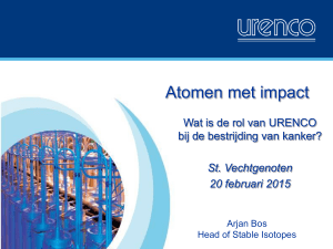 Stabiele Isotopen bij URENCO Nederland