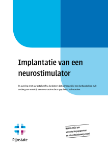 Neurostimulator - Implantatie van een