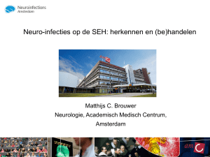 Neuro-infecties op de SEH: herkennen en (be