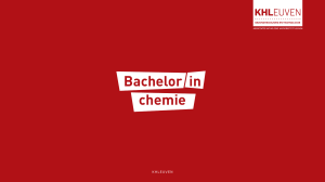 Bachelor in chemie