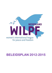 Bijlage 3 Highlights Nederlandse afdeling van WILPF