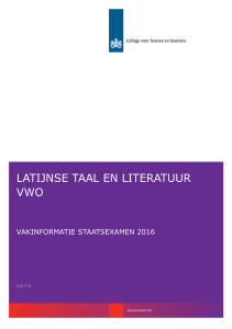 Latijnse taal en literatuur