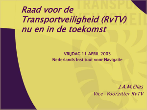 Geen diatitel - Nederlands Instituut voor Navigatie