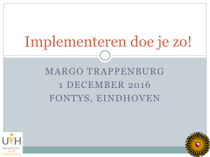 Powerpoint - Margo Trappenburg