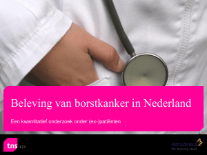 Beleving van borstkanker in Nederland
