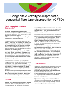 Congenitale vezeltype-disproportie, congenital fibre type