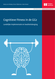 Cognitieve Fitness in de GGz - Trimbos