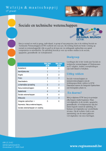 Sociale en technische wetenschappen