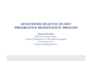 Devolder_Genetische Selectie en Procreative Beneficence [Read