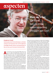 Marc de Vries - Stichting voor Christelijke Filosofie
