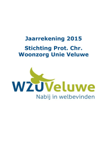Jaarrekening 2015 Stichting Prot. Chr. Woonzorg