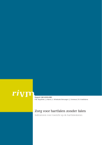 RIVM rapport 260141001 Zorg voor hartfalen zonder falen