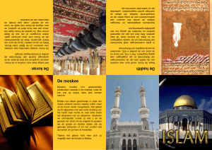 De koran De hadith De moskee