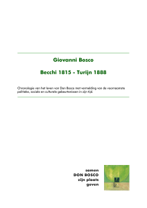 Giovanni Bosco Becchi 1815 - Turijn 1888