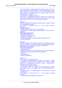 pdf bestandCategorieën m.b.t. radiotherapie IZAG