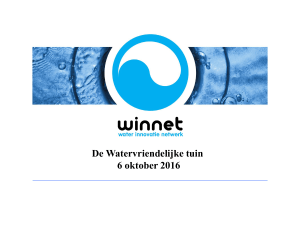 Presentatie Tuinbranche Nederland 6 oktober 2016