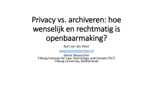 Privacy vs. archiveren: hoe wenselijk en