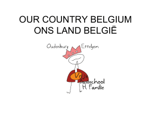 our country belgium ons land belgië - healthy-e