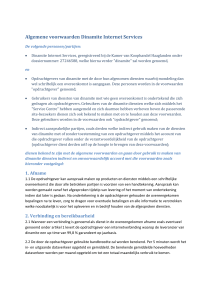 PDF-versie Algemene Voorwaarden