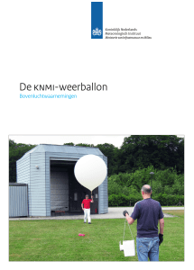 De KNMI-weerballon. Bovenluchtwaarnemingen