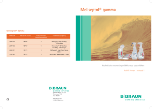 Meliseptol® gamma - B. Braun Medical NV