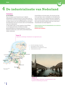 4 De industrialisatie van Nederland