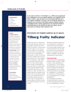 Tilburg Frailty Indicator