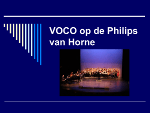 VOCO op de Philps van Horne - Informatica