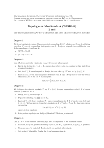 Topologie en Meetkunde A (WISB341) 2 mei