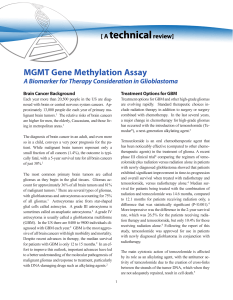 MGMT Gene Methylation Assay