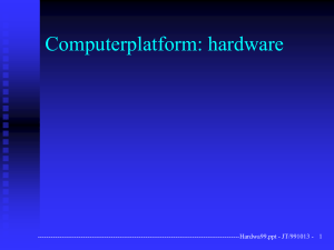 Computerplatform: hardware