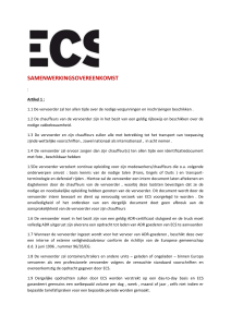 samenwerkingsovereenkomst - E.c.s. European Containers