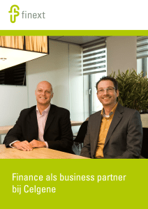 Finance als business partner bij Celgene