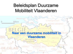 Beleidsplan Duurzame Mobiliteit Vlaanderen