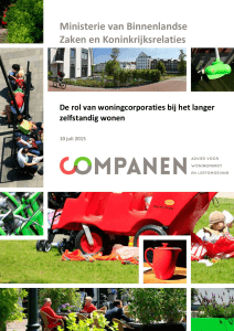 De rol van woningcorporaties bij het langer