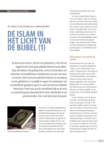 de islam in het licht van de bijbel (1)