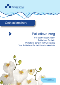 Palliatieve zorg - Mariaziekenhuis Noord