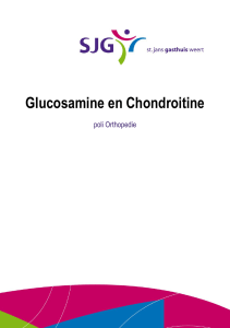 Glucosamine en Chondroitine