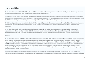 Ku Klux Klan - dewoesteweg.nl