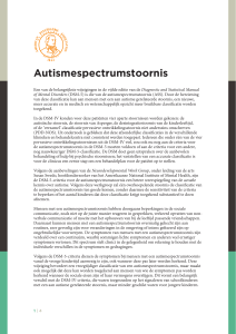 Autismespectrumstoornis - DSM-5