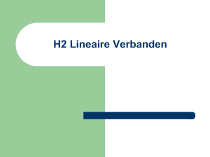 Lineaire Verbanden - Basisboek wiskunde in business