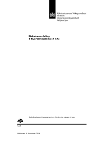 Risicobeoordeling 4-fluoramfetamine (4-FA)
