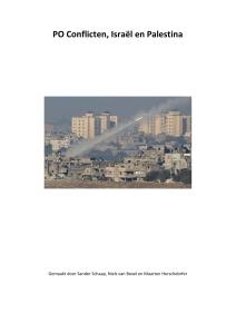 het word document - Conflict: Israël en Palestina